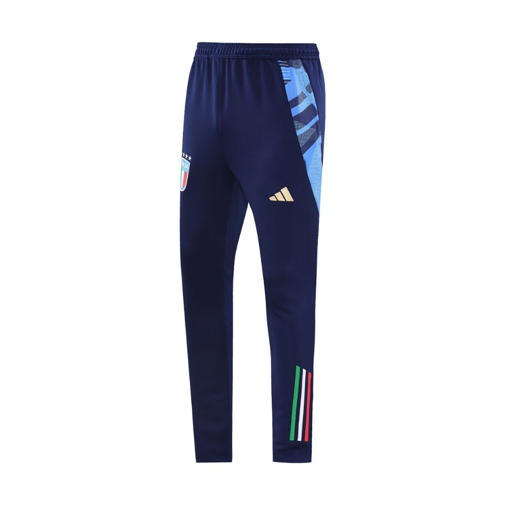 Italy FIGC Navy Full Zip Training Tracksuit 24/25 - Retro Tracksuit