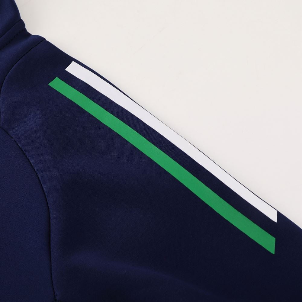 Italy FIGC Navy Full Zip Training Tracksuit 24/25 - Retro Tracksuit
