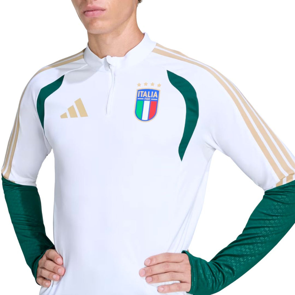 2026 Italy FIGC Training Tracksuit White - Retro Tracksuit