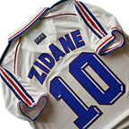 France 1998 World Cup Away Jersey Zidane 10 - Retro Soccer Jersey