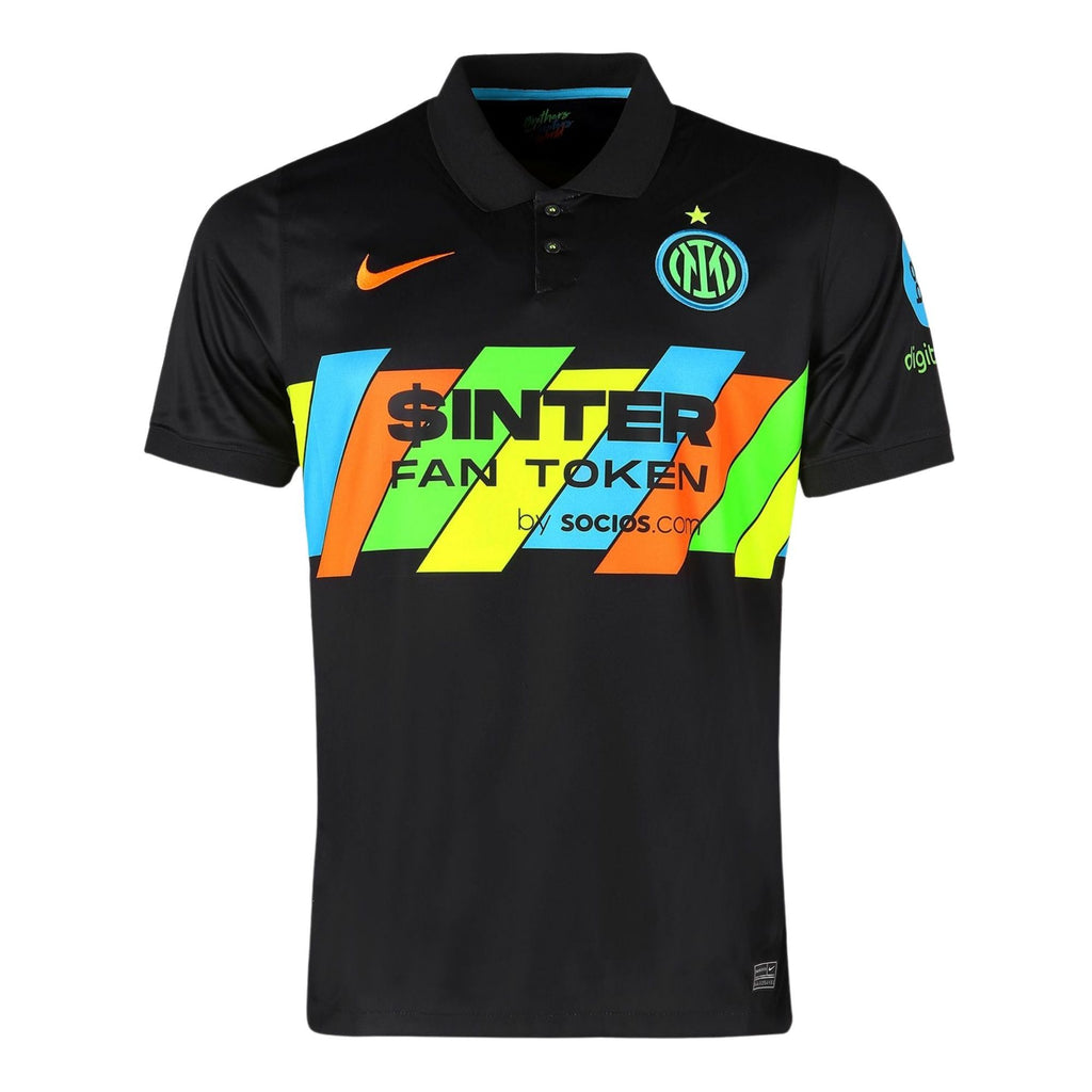 Inter Milan Third Jersey 21/22 with Scudetto - Retro Soccer Jersey