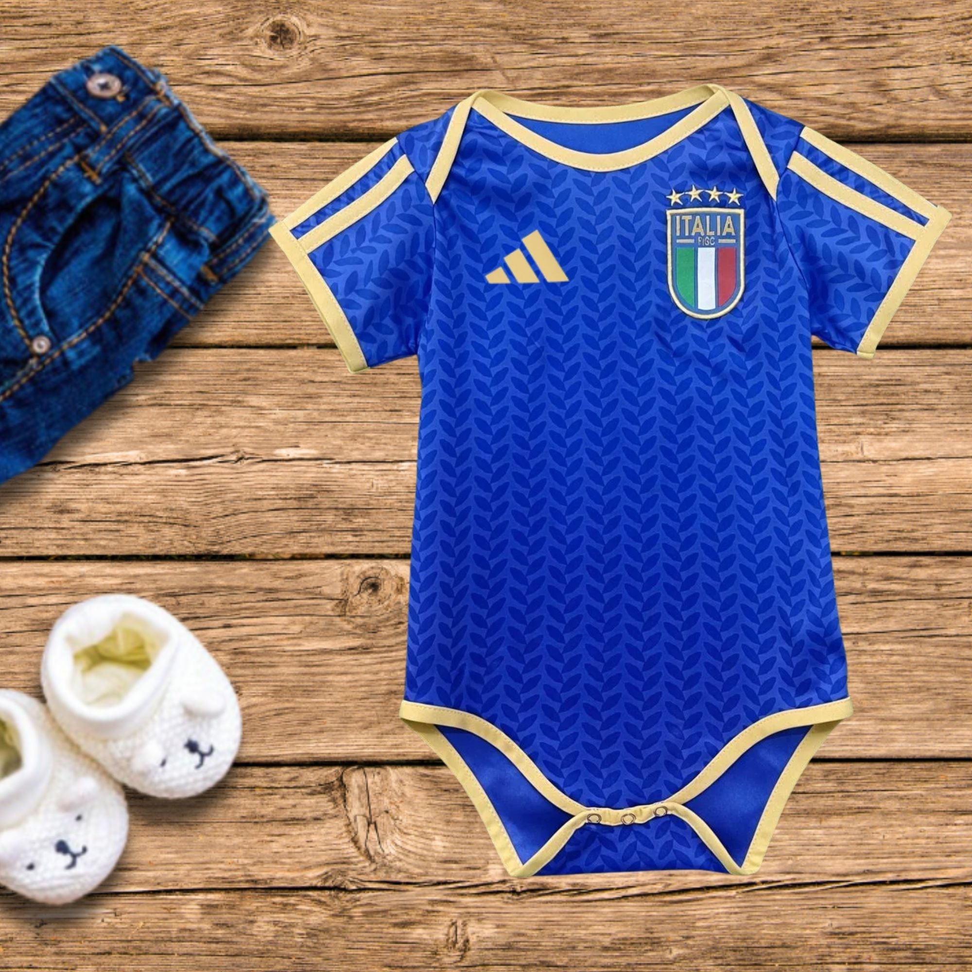 Italy FIGC Baby Jersey 2026 Home - Retro Soccer Jersey