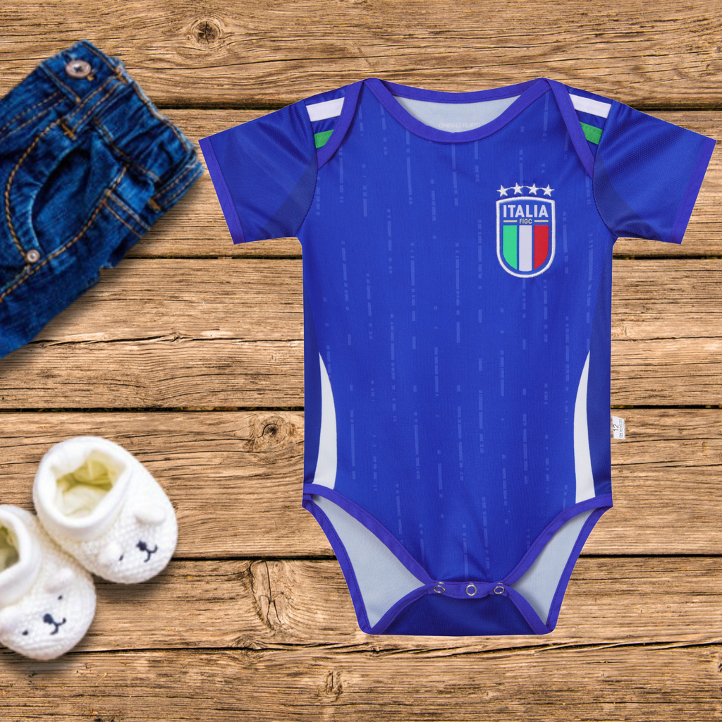 Italy FIGC Baby Jersey 2025 Home - Retro Soccer Jersey