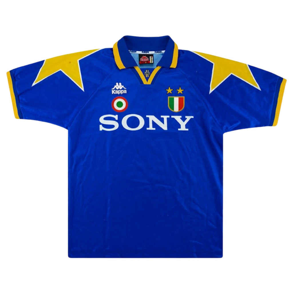 1995/96 Juventus UCL Away Jersey - Retro Soccer Jersey