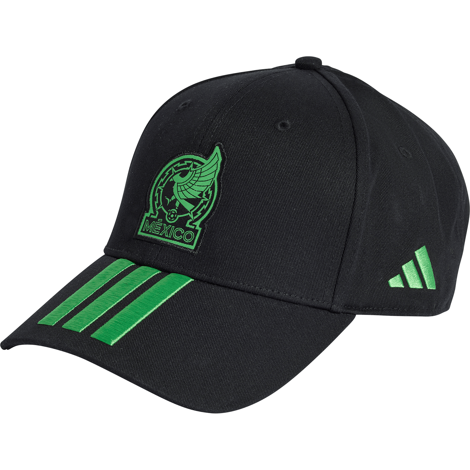 WC26 Mexico 3 Stripe Baseball Cap - Sports Cap