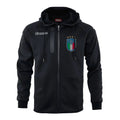 Kappa Italia FIGC Soft Shell Hooded Jacket Black - Sports Apparel