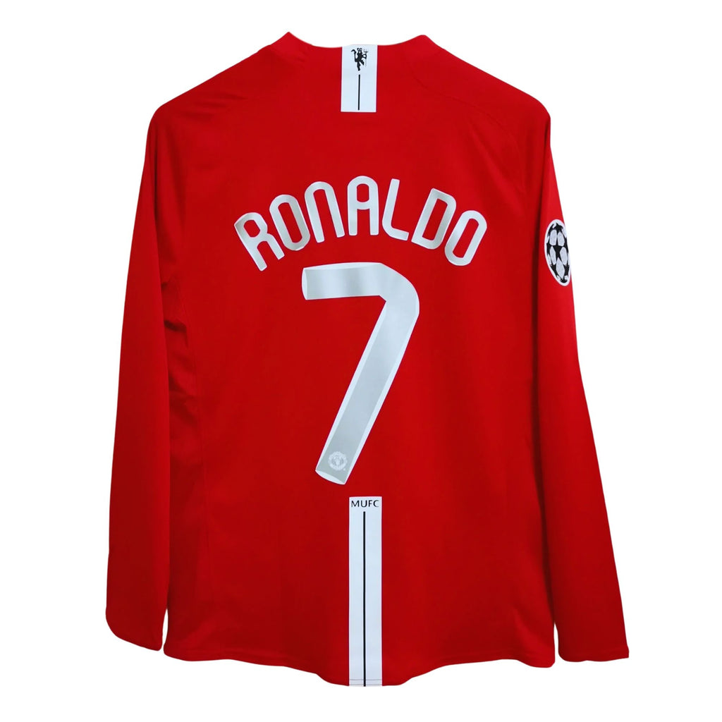 Manchester United 2008 Champions League L/Sleeve RONALDO 7 - Sports Apparel