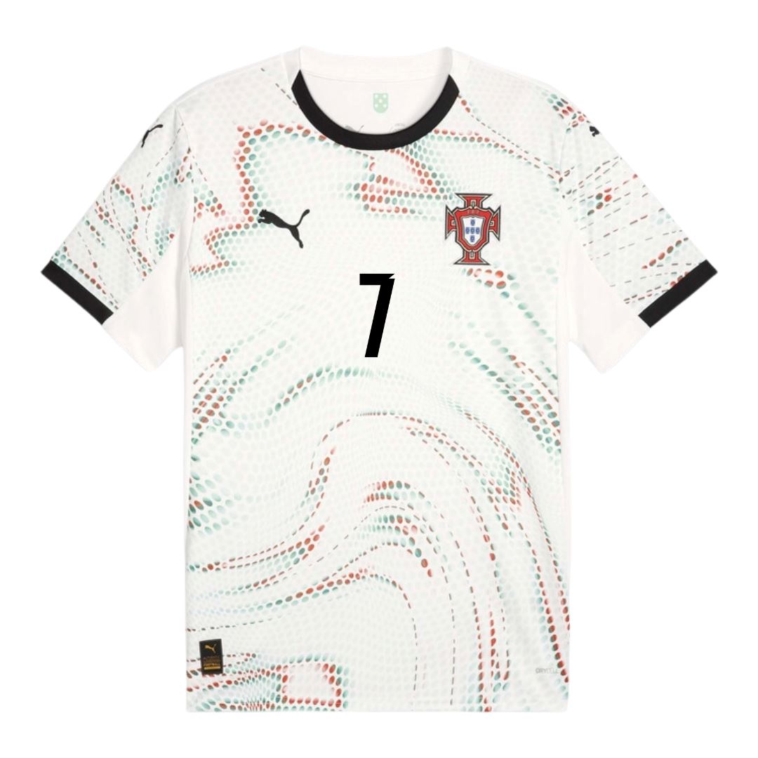 Portugal Away Jersey 2025 Ronaldo 7 - Retro Soccer Jersey