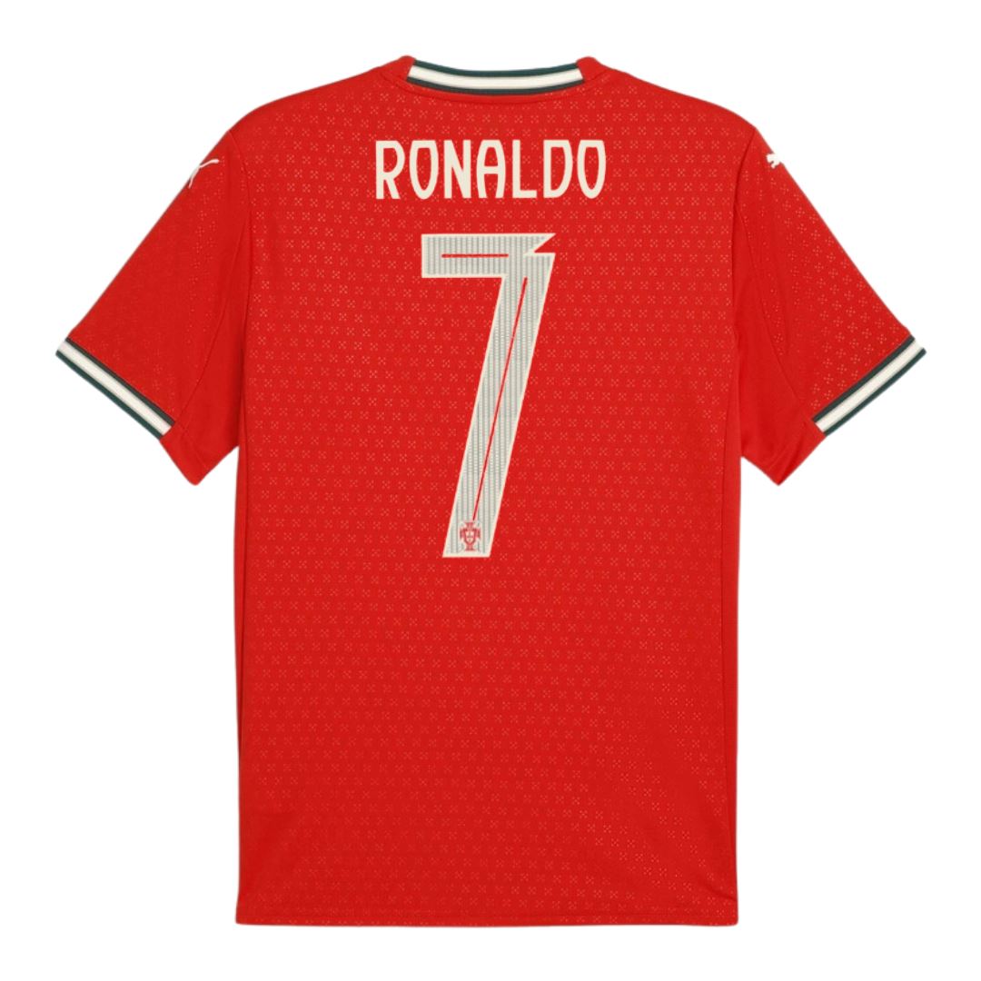 Portugal Home Jersey 2025 Ronaldo 7 - Retro Soccer Jersey