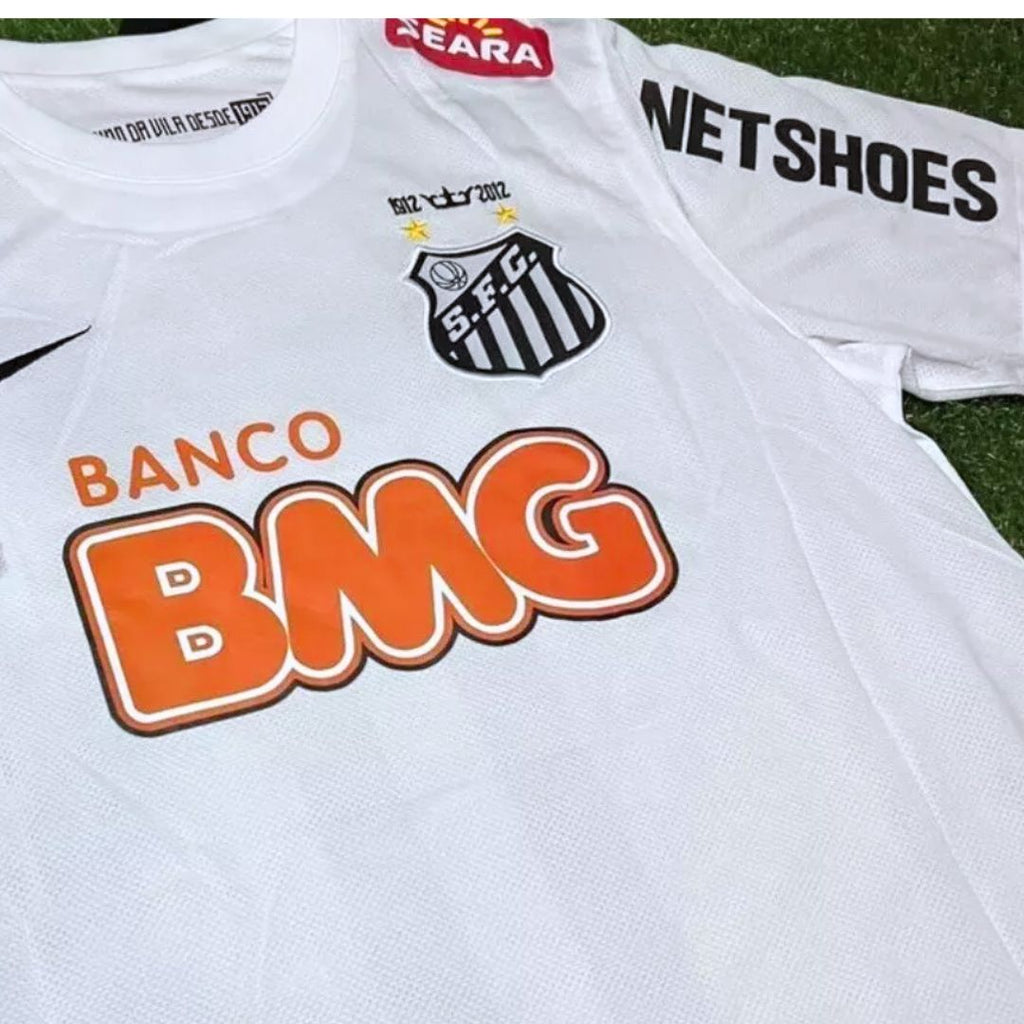 Neymar Jr. Santos FC Home Jersey 2011/12 Long Sleeve - Retro Soccer Jersey