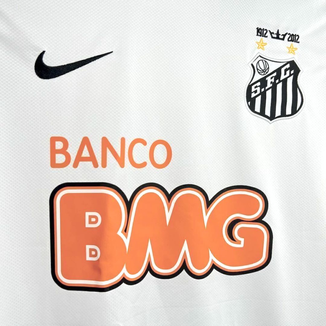 Neymar Jr. Santos FC Home Jersey 2011/12 Long Sleeve - Retro Soccer Jersey