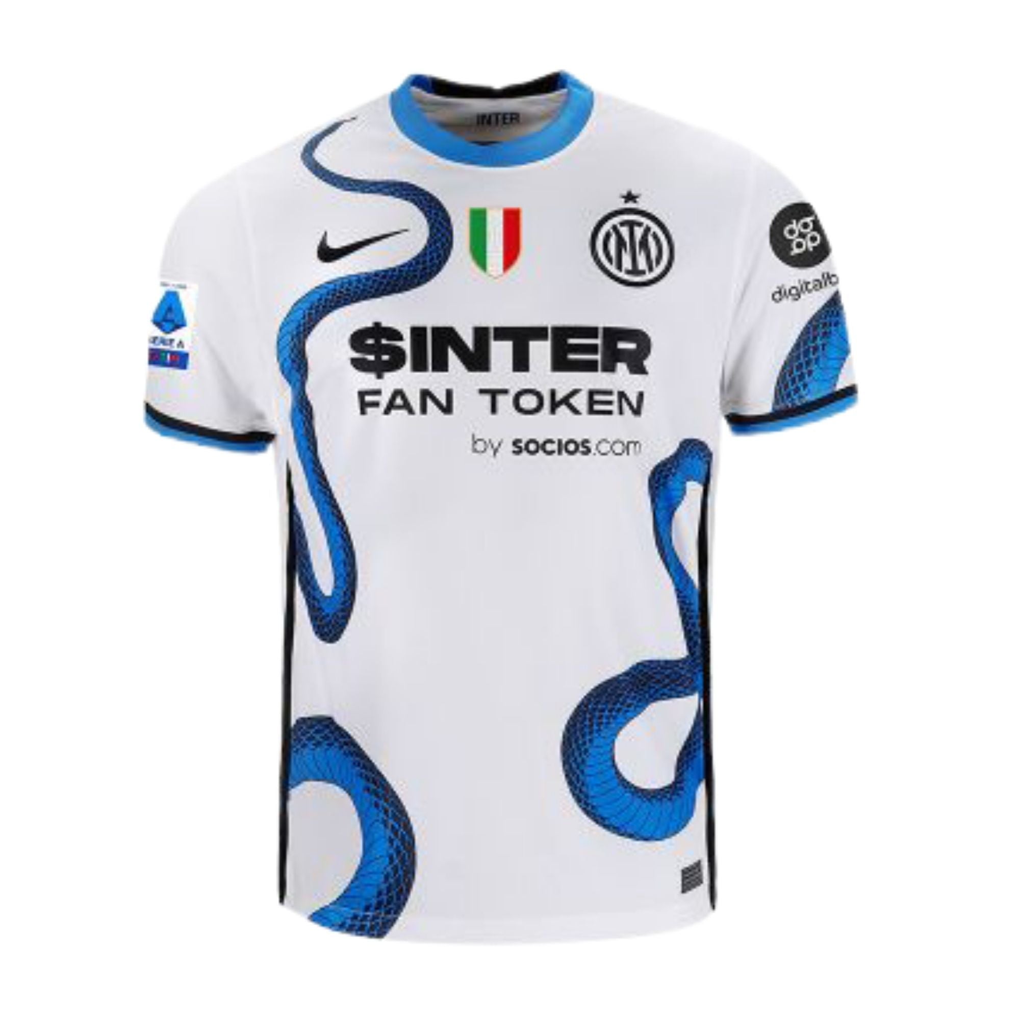 Inter Milan Away Jersey 21/22 - Retro Soccer Jersey