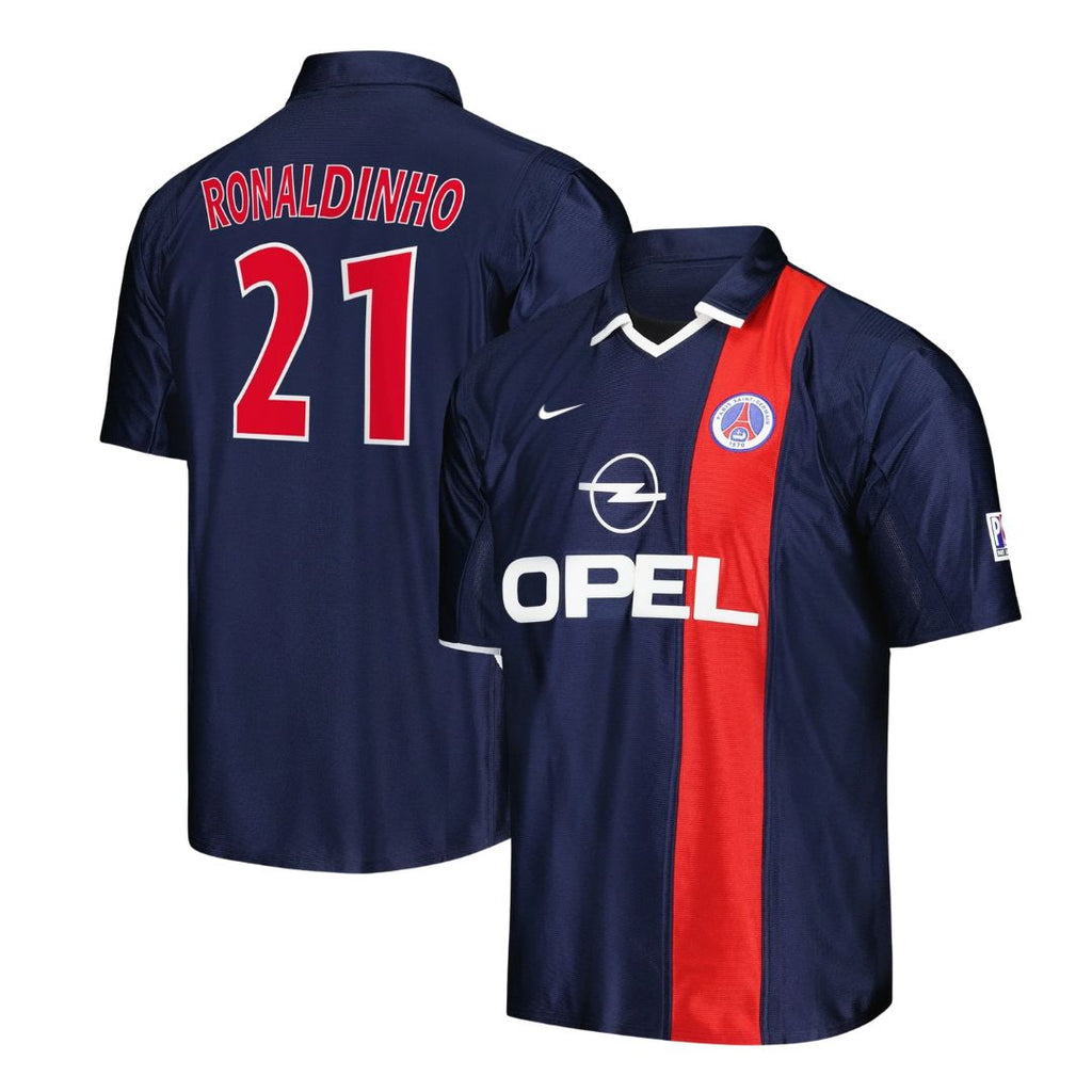PSG 2001/02 Home Jersey – RONALDINHO #21 - Retro Soccer Jersey