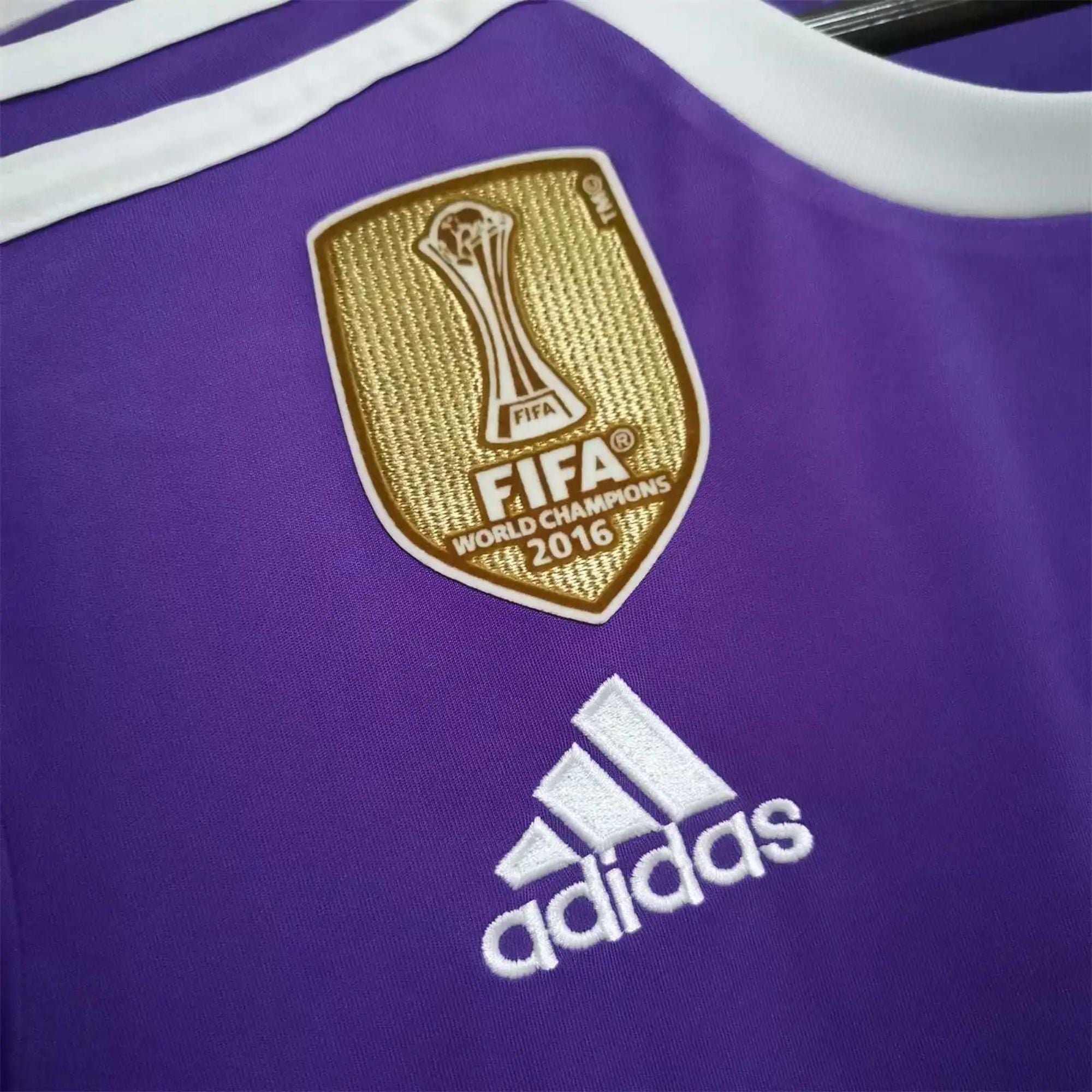 REAL MADRID 2016/17 AWAY CARDIFF FINAL JERSEY L/ SLEEVE RONALDO 7 - Retro Soccer Jersey