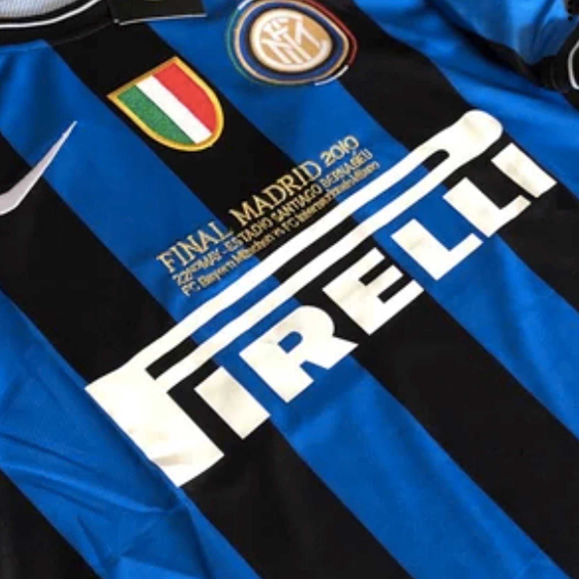 2009/10 Inter Home Jersey - Euro Final Kit - Retro Soccer Jersey