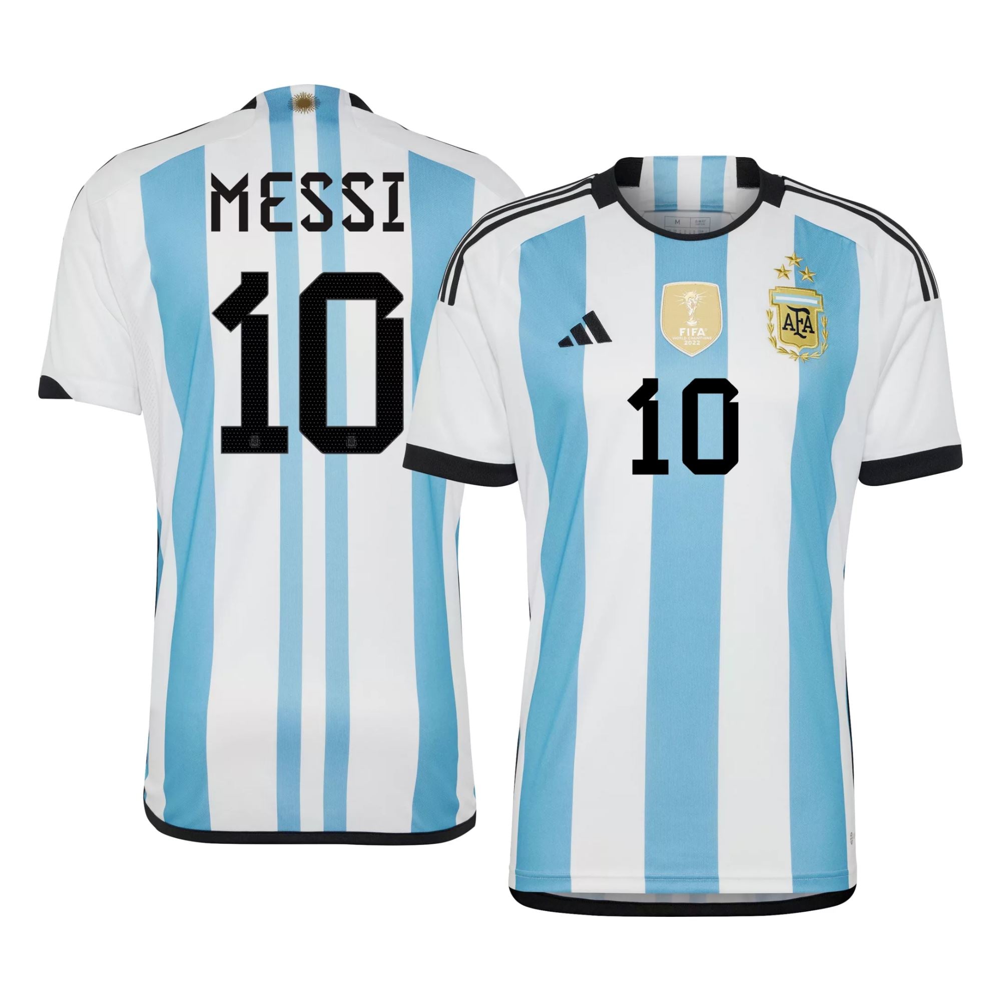 Argentina World Cup Winners Jersey 22/23 Messi #10 - Retro Soccer Jersey