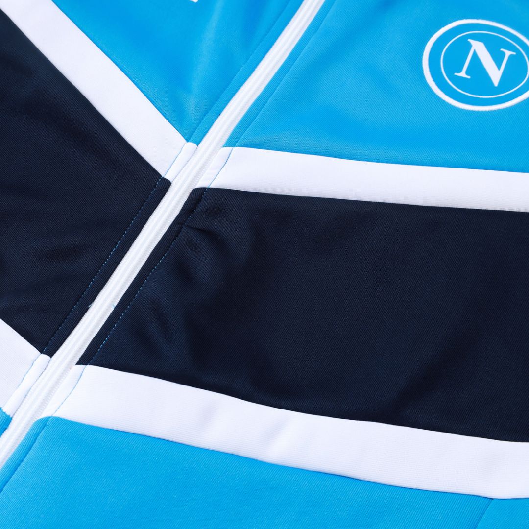 SSC NAPOLI TRACKSUIT 25/26 BLUE - Retro Tracksuit