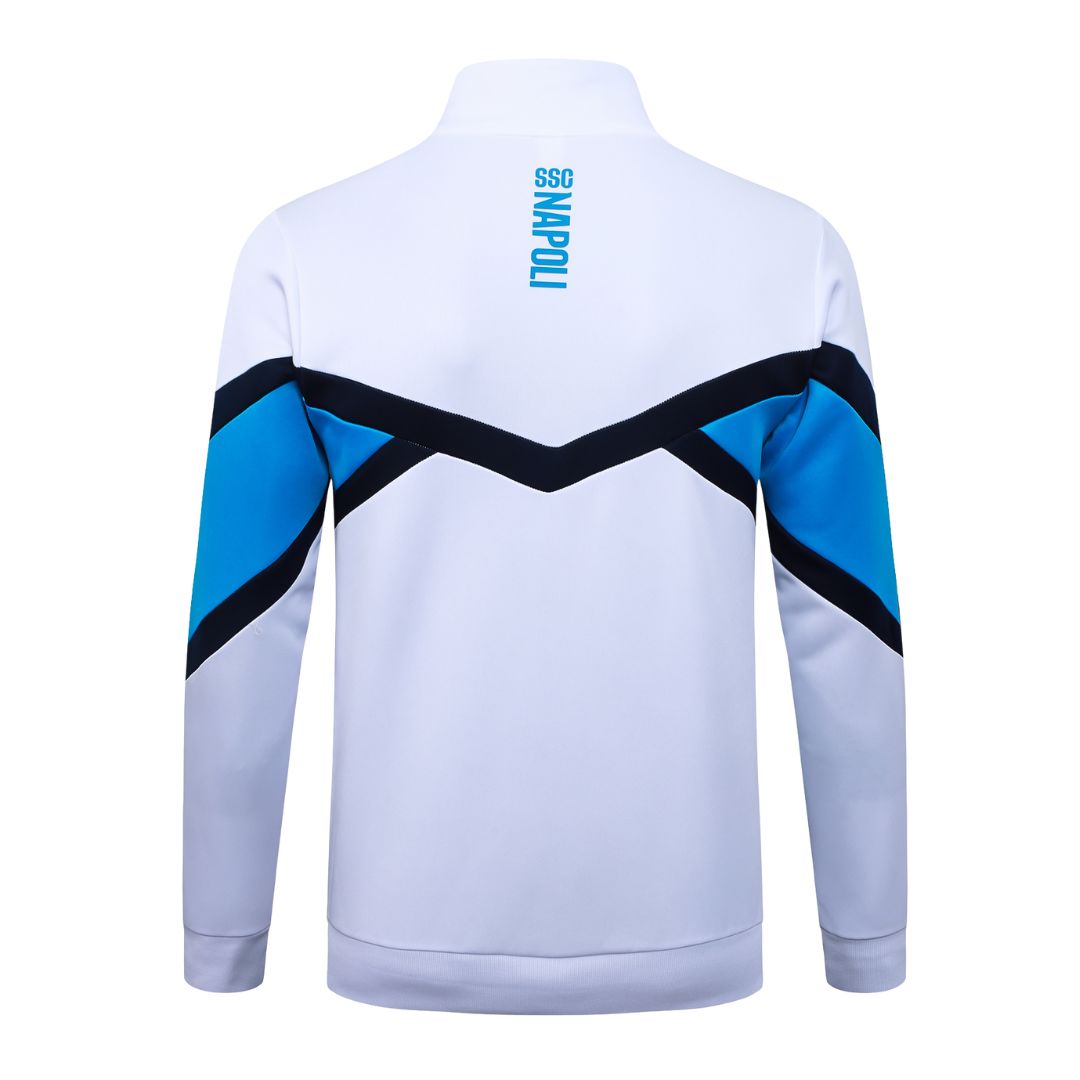 SSC NAPOLI TRACKSUIT 25/26 WHITE - Retro Tracksuit