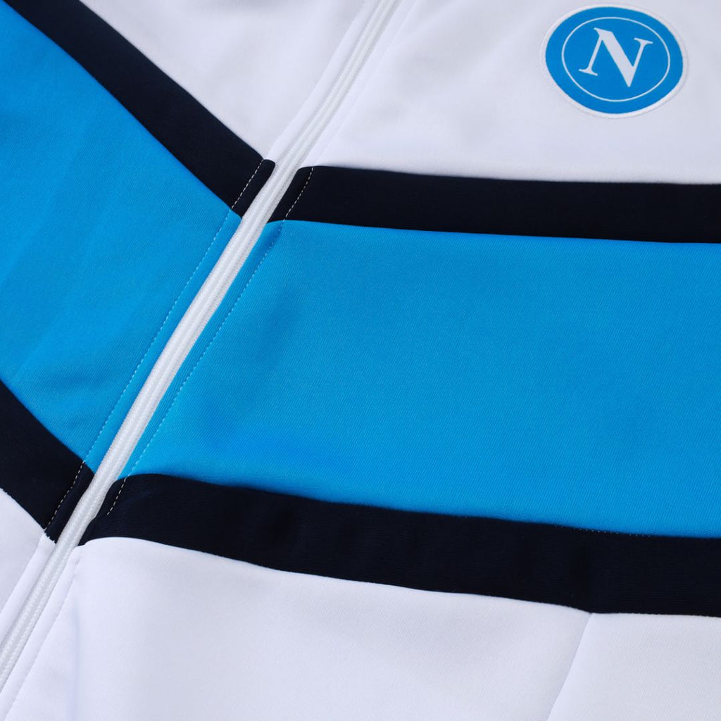 SSC NAPOLI TRACKSUIT 25/26 WHITE - Retro Tracksuit