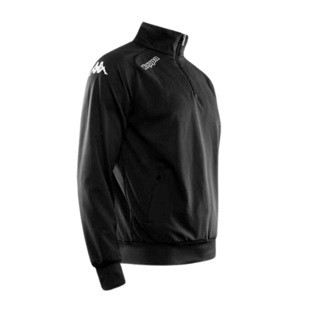 Kappa Track Jacket 1/4 Zip Black - Sports Apparel