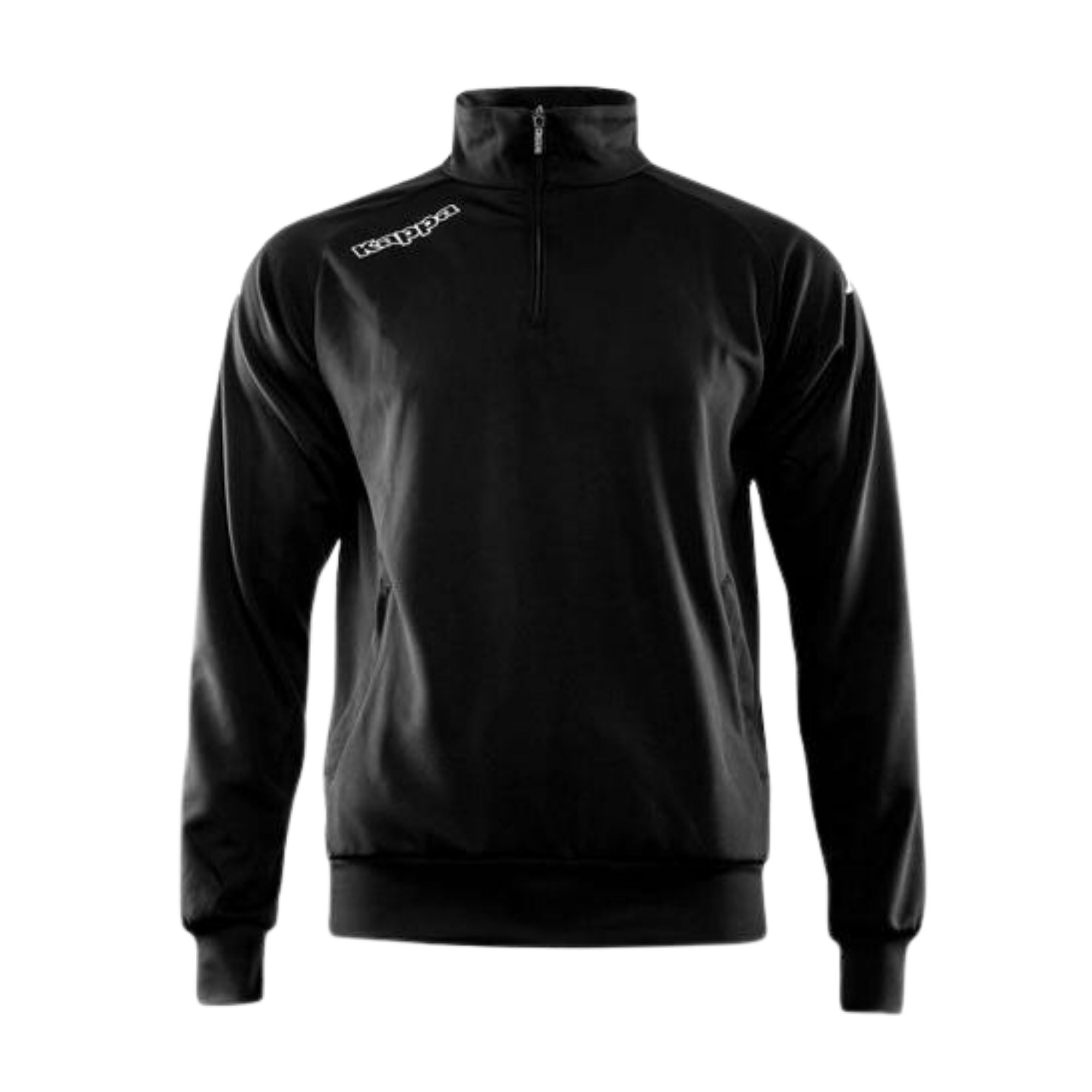 Kappa Track Jacket 1/4 Zip Black - Sports Apparel