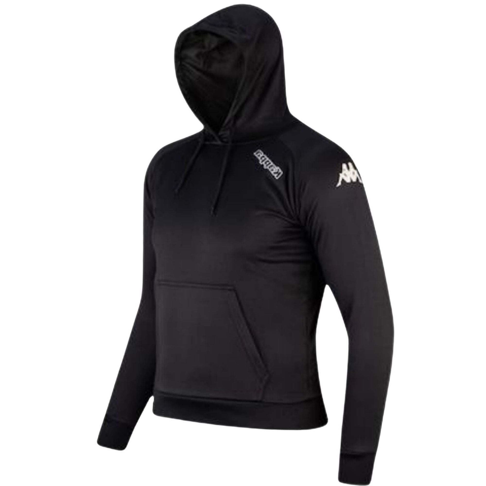 Kappa Team Hoodie Black - Sports Apparel
