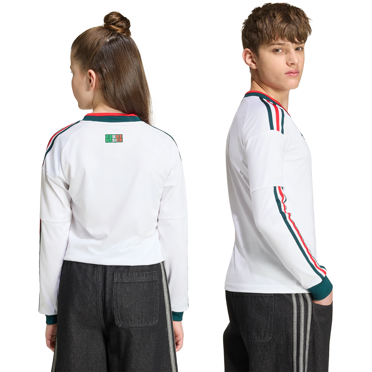 Youth Mexico Away 2026 Stadium Long Sleeve Jersey - Soccer Jersey