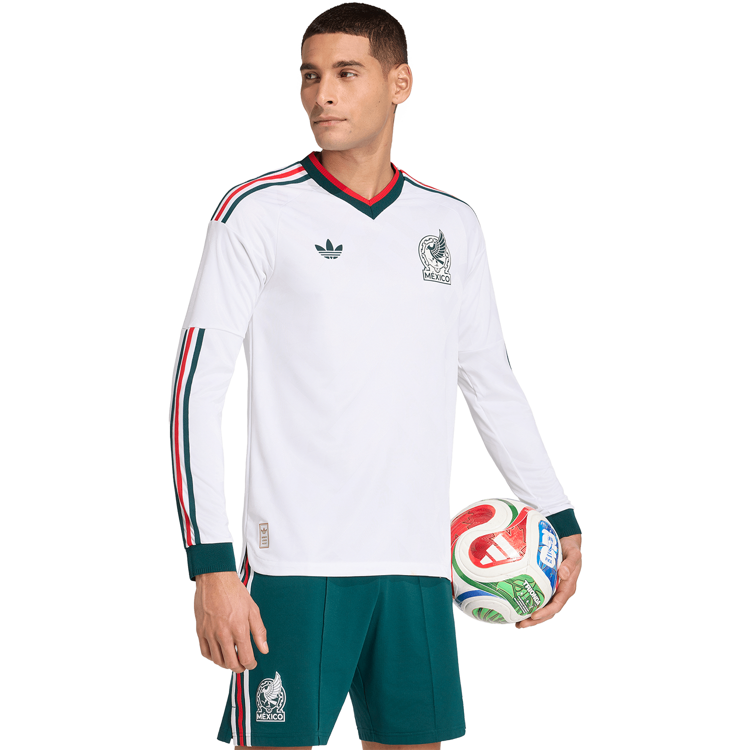 Men's Mexico Away 2026 Authentic Long Sleeve Jersey - Soccer Jersey
