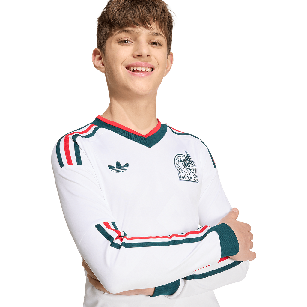 Youth Mexico Away 2026 Stadium Long Sleeve Jersey - Soccer Jersey