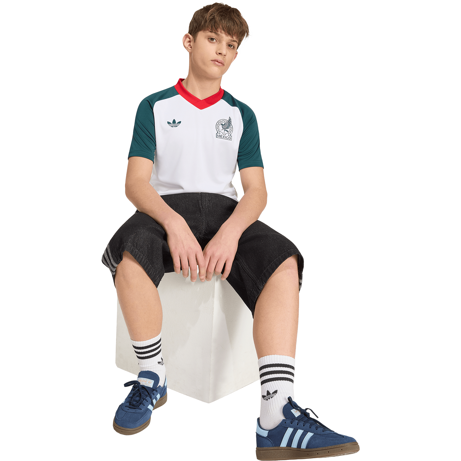 Youth Mexico Away Pre-Match Jersey - Soccer Jersey