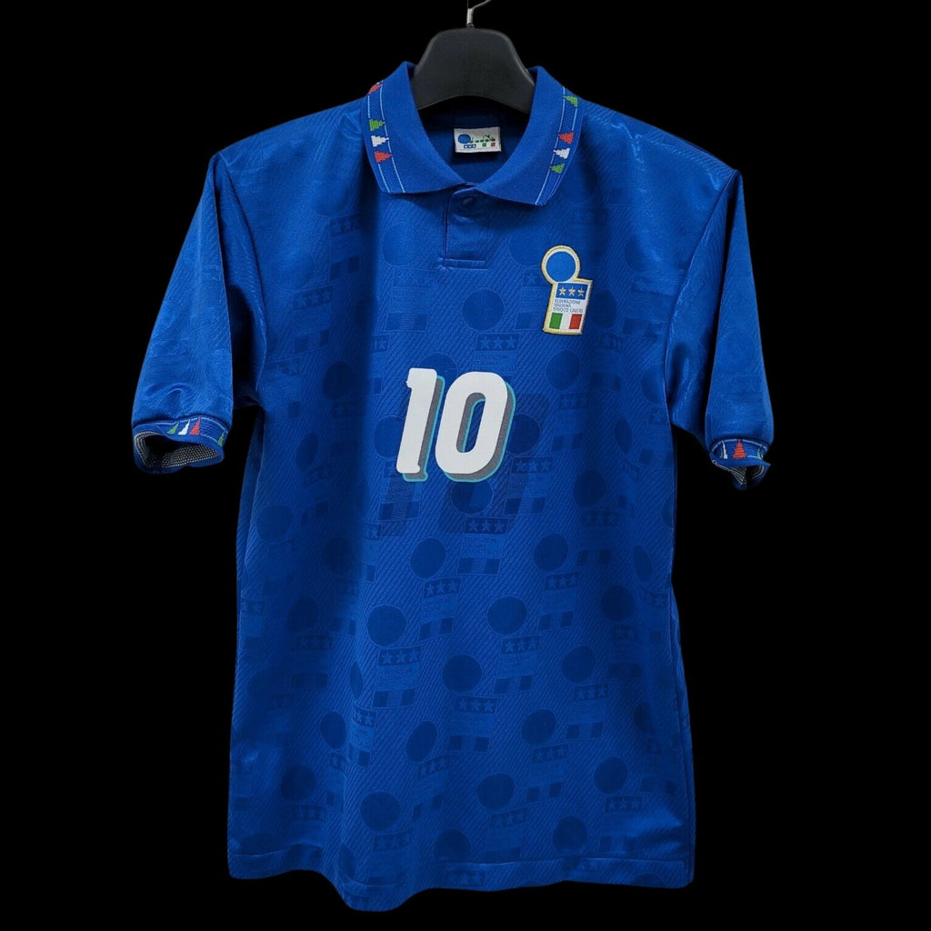 1994/95 Italy Home Jersey Baggio #10 - Retro Soccer Jersey