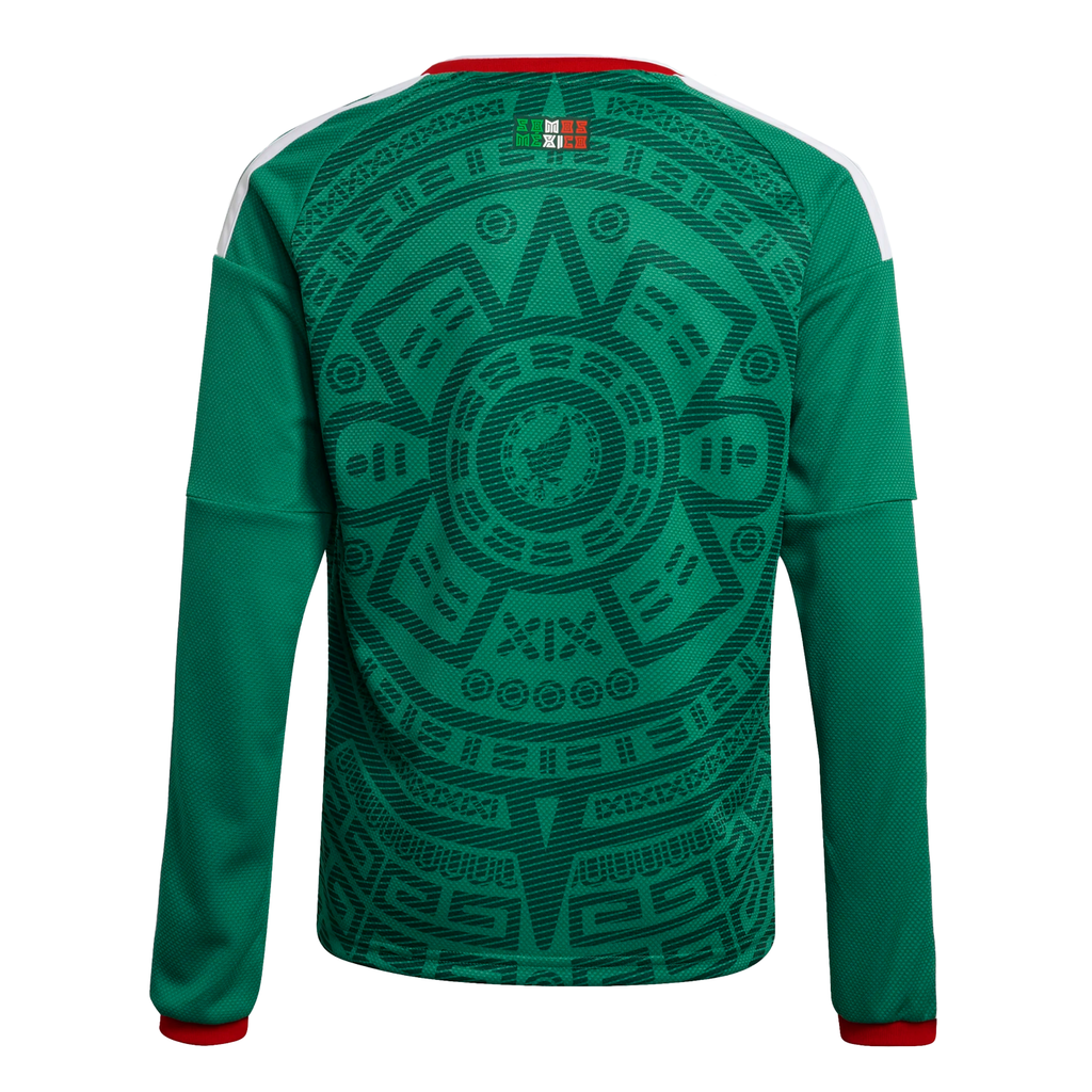 Mexico 2026 Youth Long Sleeve Home Stadium Jersey - Soccer Jersey
