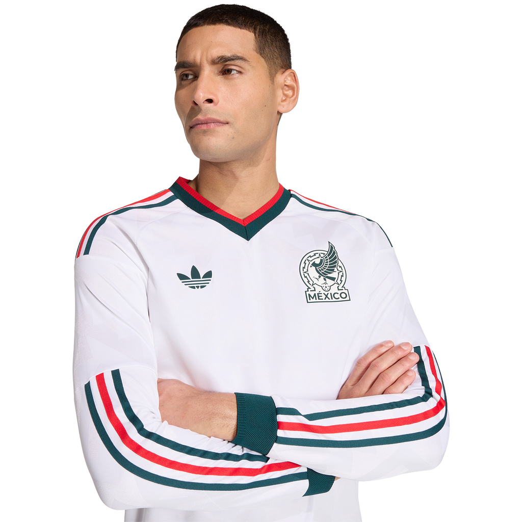 Men's Mexico Away 2026 Authentic Long Sleeve Jersey - Soccer Jersey
