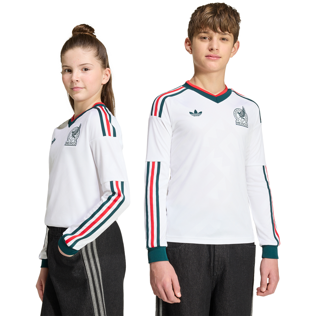 Youth Mexico Away 2026 Stadium Long Sleeve Jersey - Soccer Jersey