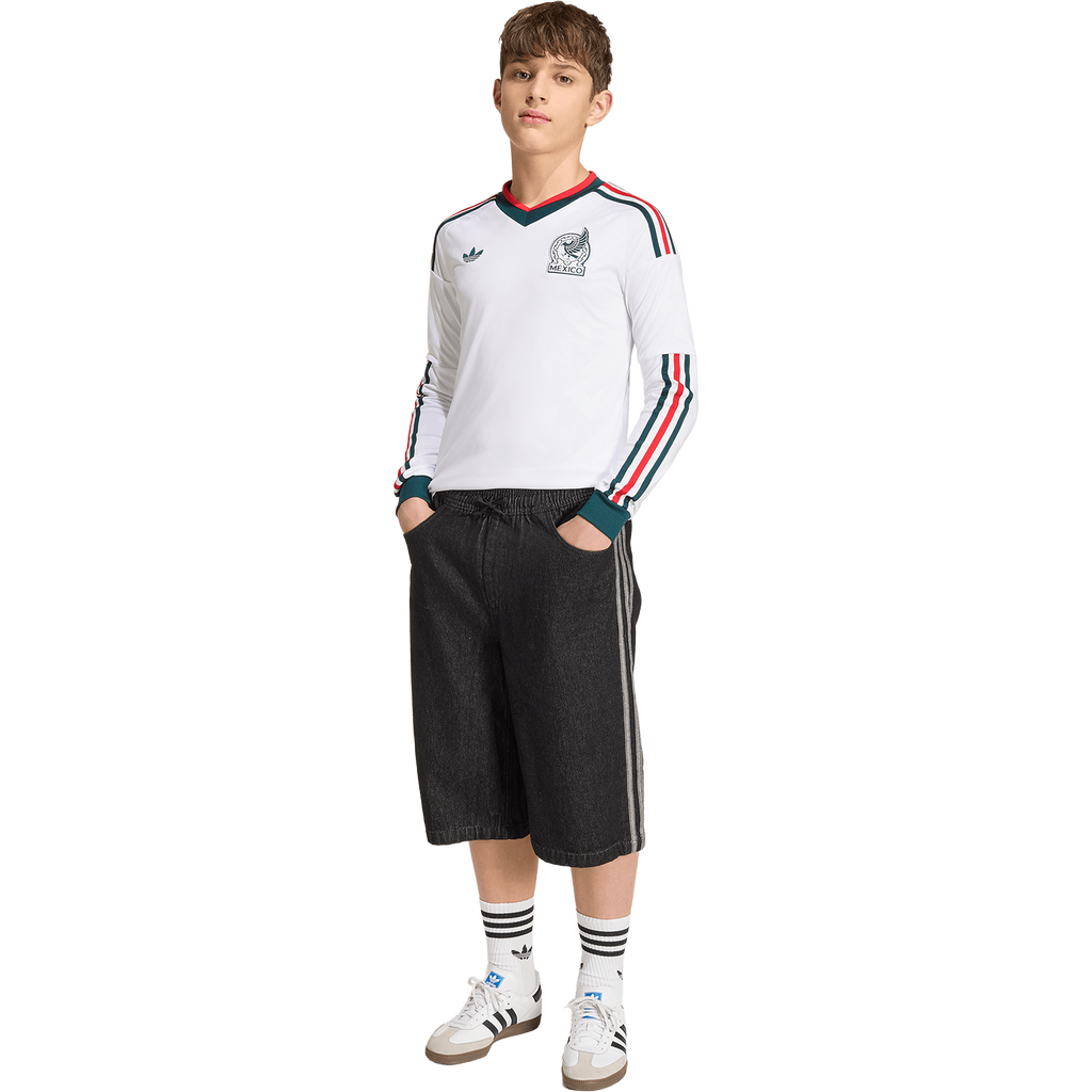 Youth Mexico Away 2026 Stadium Long Sleeve Jersey - Soccer Jersey